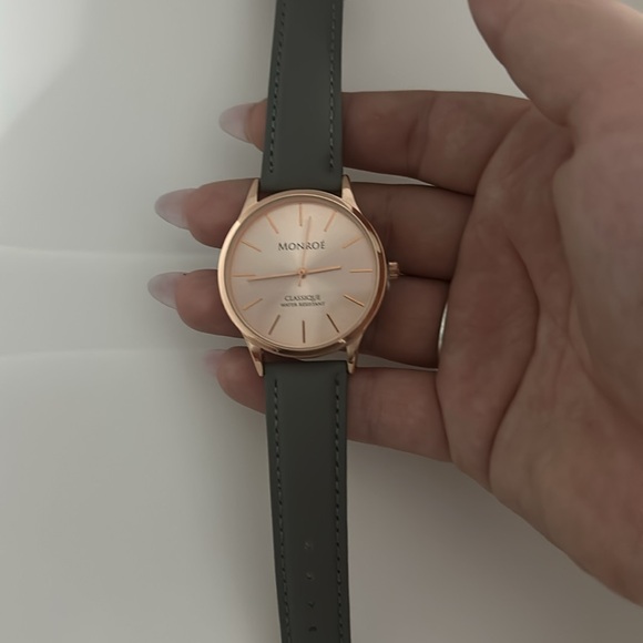 Monroé Grey and Rose Gold watch - Picture 2 of 3